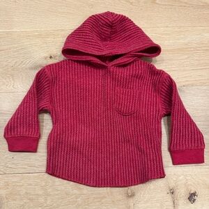 Cat and Jack Cozy Christmas Red Hoodie Size 12 Months‎